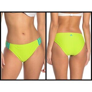💕ADIDAS SWIMWEAR💕 Stripe Hipster Bikini Bottoms